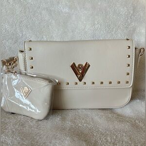 NWT Valentino Orlandi Crossbody Logo Strap Bag